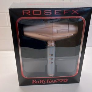 (NIB) BABYLISS PRO ROSEFX hairdryer in rose gold (new in box)